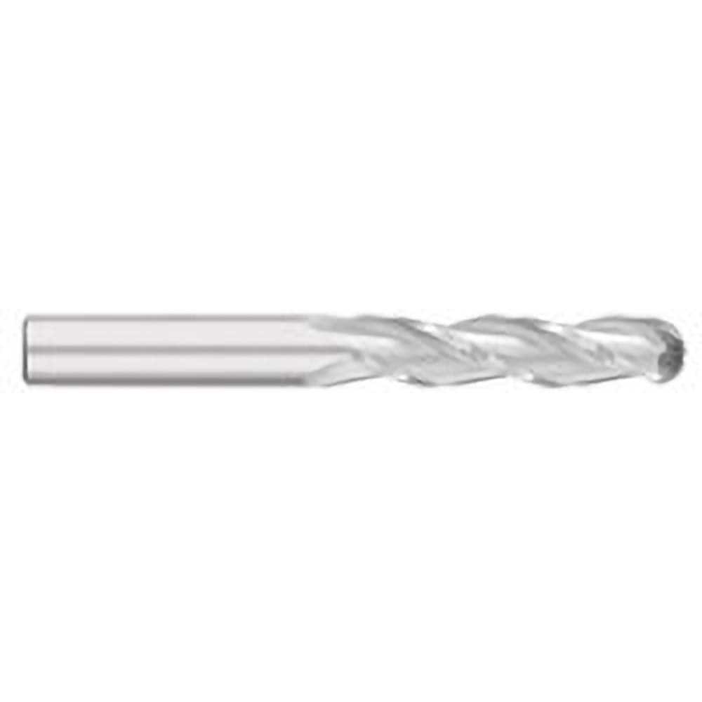 Titan USA - Ball End Mills; Mill Diameter (Inch): 1/8 ; Mill Diameter (Decimal Inch): 0.1250 ; Number of Flutes: 3 ; Length of Cut (Inch): 1 ; Length of Cut (Decimal Inch): 1.0000 ; Material: Solid Carbide - Exact Industrial Supply