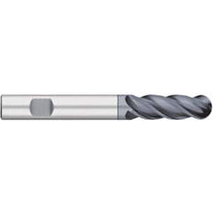 Titan USA - Ball End Mills; Mill Diameter (Inch): 1 ; Mill Diameter (Decimal Inch): 1.0000 ; Number of Flutes: 4 ; Length of Cut (Inch): 2-1/4 ; Length of Cut (Decimal Inch): 2.2500 ; Material: Solid Carbide - Exact Industrial Supply