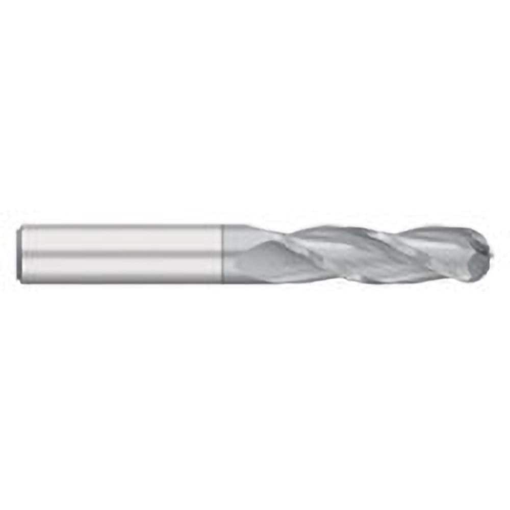 Titan USA - Ball End Mills; Mill Diameter (Inch): 7/16 ; Mill Diameter (Decimal Inch): 0.4375 ; Number of Flutes: 3 ; Length of Cut (Inch): 2 ; Length of Cut (Decimal Inch): 2.0000 ; Material: Solid Carbide - Exact Industrial Supply