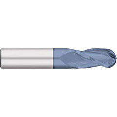 Titan USA - Ball End Mills; Mill Diameter (Inch): 7/16 ; Mill Diameter (Decimal Inch): 0.4375 ; Number of Flutes: 3 ; Length of Cut (Inch): 1 ; Length of Cut (Decimal Inch): 1.0000 ; Material: Solid Carbide - Exact Industrial Supply