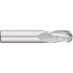 Titan USA - Ball End Mills; Mill Diameter (Decimal Inch): 0.2656 ; Number of Flutes: 3 ; Length of Cut (Inch): 3/4 ; Length of Cut (Decimal Inch): 0.7500 ; Material: Solid Carbide ; Overall Length (Inch): 2-1/2 - Exact Industrial Supply