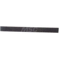 5/8″ Face Width 4' Long 416 Stainless Steel Gear Rack 24 Pitch, 14.5° Pressure Angle, Square