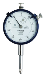 10MM 0.01MM DIAL IND W/FLAT BACK - Americas Industrial Supply