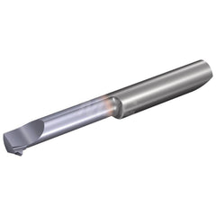 Single Point Threading Tools; Thread Type: Internal; Profile Angle: 4; Threading Diameter (mm): 10.70; Cutting Depth (mm): 16.00; Maximum Threads Per Inch: 18; Shank Diameter (mm): 6.0000; Overall Length (Decimal Inch): 42.20000; Maximum Reach (mm): 16.00