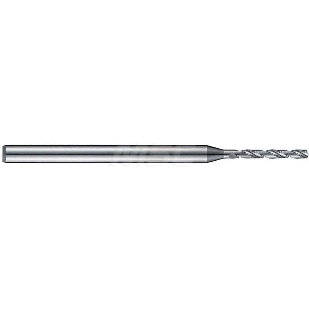 Micro Drill Bit: 0.1181″ Dia, 140 °, Solid Carbide Bright/Uncoated, RH Cut, Helical Flute, Series 6200 HP