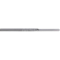 Gun Drill Bits; DrillType: Half-Round Single Lip Gun Drill; Drill Size (Inch): 0.0157; Drill Size (Metric): 0.400; Drill/Shank Material: Solid Carbide; Flute Length (Metric): 4.00; Depth of Cut (Metric): 4.00; Number of Flutes: 1; Coolant Hole Configurati