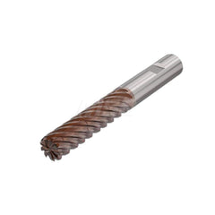 Corner Radius End Mill: 0.1181″ Dia, 4 Flutes, Solid Carbide 35 ° Helix, SIRON-A Coated, Corner Radius End, Series JSE514