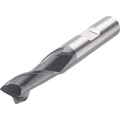 Corner Radius End Mill: 0.2362″ Dia, 4 Flutes, Solid Carbide 35 ° Helix, SIRON-A Coated, Corner Chamfer End, Series JSE514
