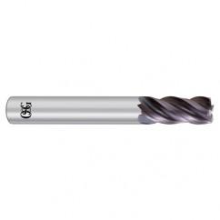 3/8 x 3/8 x 1/2 x 2-1/2 4Fl .030 C/R Carbide End Mill - EXO - Americas Industrial Supply