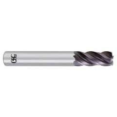 3/4 x 3/4 x 1-1/2 x 4 4Fl .125 C/R Carbide End Mill - EXO - Americas Industrial Supply