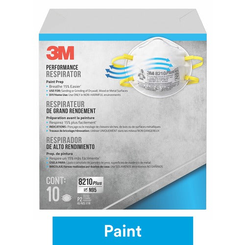3M Performance Disposable Paint Prep Respirator N95 Particulate 8210PP10-C - Americas Industrial Supply