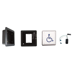 Electromagnet Lock Accessories; Type: Wireless Pushplate Kit; For Use With: Touchless Actuators; Material: Stainless Steel; Material: Stainless Steel; For Use With: Touchless Actuators; Type: Wireless Pushplate Kit; Accessory Type: Wireless Pushplate Kit;