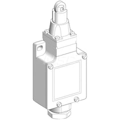 General Purpose Limit Switches; Actuator Type: Roller Plunger; Voltage: 500 V (IEC); 240.00; 300 V (UL); Actuation Force: 12; Contact Form: 1NO/1NC; Switch Type: Limit; Contact Configuration: NO; NC; Switch Action: Springs Back (Momentary); Terminal Type: