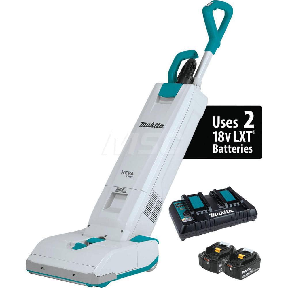 Upright Vacuum Cleaners; Power Source: Battery; Filtration Type: HEPA; Bag Included: Yes; Collection Capacity: 1.3 gal; Vacuum Collection Type: Disposable Bag; Number of Motors: 1; Maximum Air Flow: 67