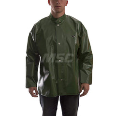Jackets & Coats; Garment Style: Jacket; Size: 4X-Large; Gender: Unisex; Material: 210D Nylon; Polyurethane; Closure Type: Snaps; Seam Style: Sealed; Material Weight: 5.5 oz; Features: Chemical Resistant; Waterproof; Mildew Resistant; Lightweight; Flame Re