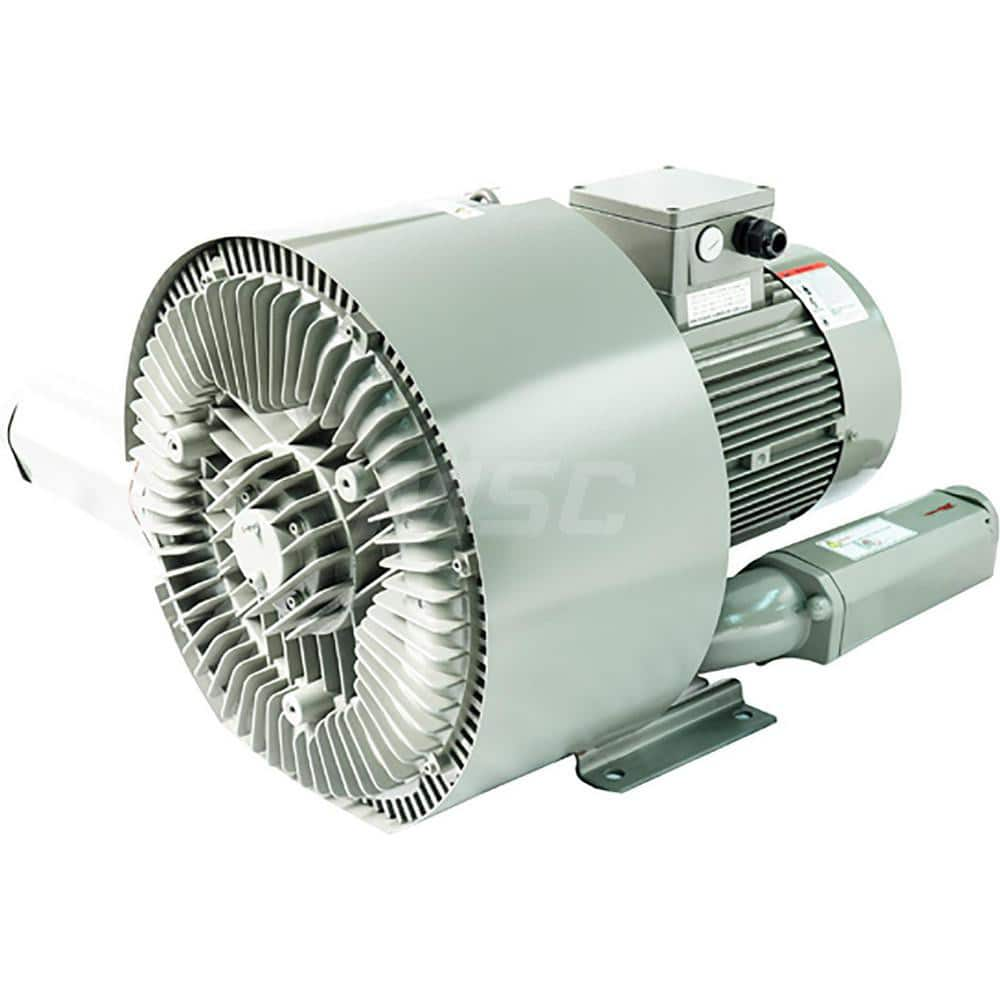 Regenerative Air Blowers; Inlet Size: 2″; Outlet Size: 2″; Horse Power: 8.50; Amperage Rating: 28.6000; Cubic Feet Per Minute: 230 SCFM; Height (Inch): 22; Width (Decimal Inch): 25; Maximum Working Water Pressure: 217.00; Maximum Vacuum Water Pressure: 17