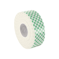 White Double-Sided Urethane Foam Tape: 1/2″ Wide, 5 yd Long, 62.5 mil Thick, Acrylic Adhesive