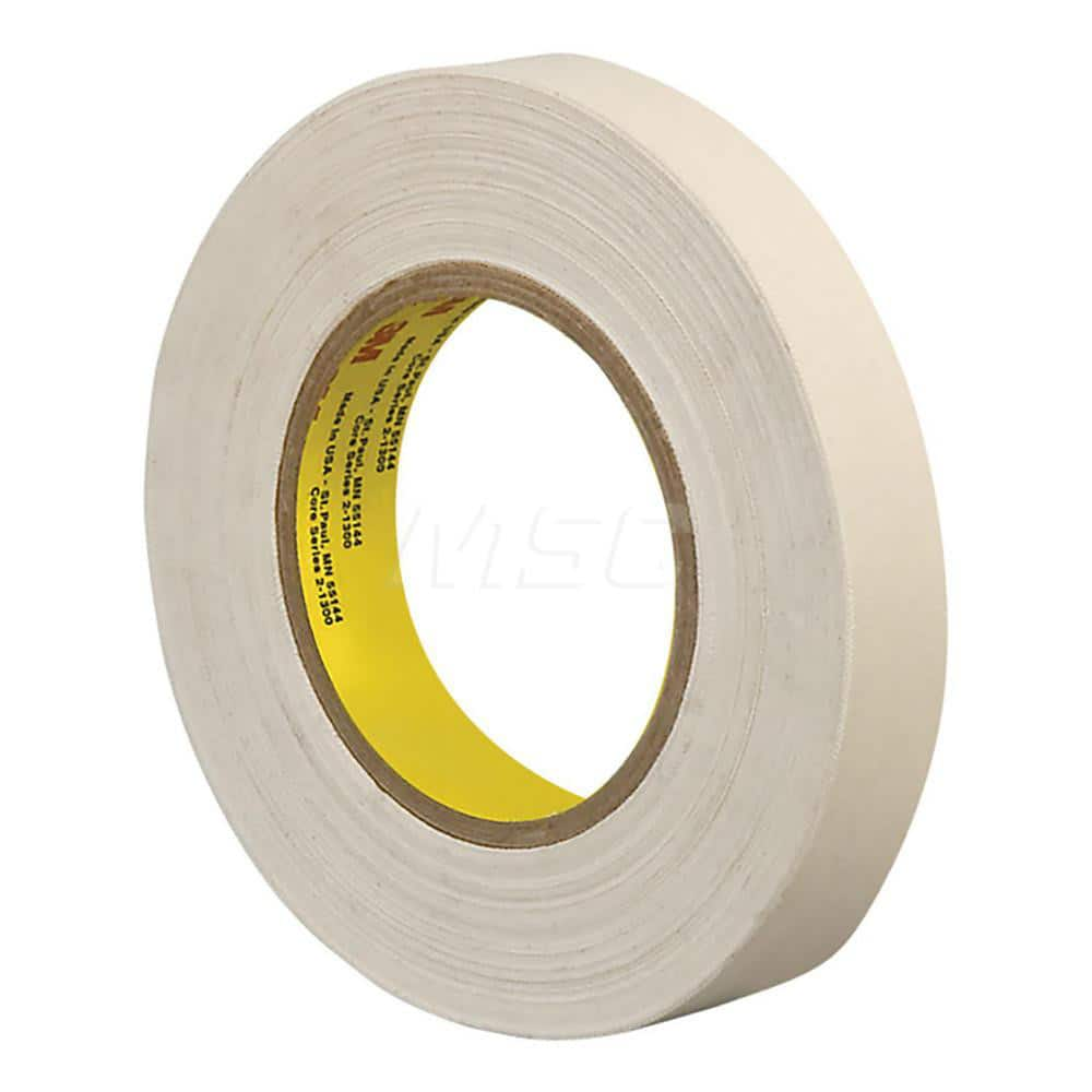 Duct Tape: 1/2″ Wide, 10.5 mil Thick, Cotton Cloth Natural Rubber Adhesive, 36 lb/in Tensile Strength