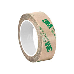 Adhesive Transfer Tape; Adhesive Material: Acrylic; Width (Inch): 1/2; Length (yd): 20.00; Thickness (mil): 5.2000; Minimum Operating Temperature (F): -40.000; Maximum Operating Temperature (F): 400.000; Color: Clear; Liner Material: Kraft Paper; Series: