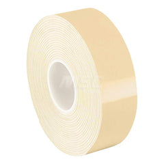 White Double-Sided Polyethylene Foam Tape: 3/4″ Wide, 5 yd Long, 31 mil Thick, Acrylic Adhesive