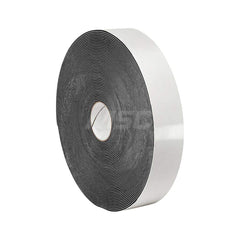 Black Double-Sided Polyethylene Foam Tape: 2″ Wide, 5 yd Long, 31 mil Thick, Rubber Adhesive