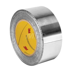 Duct Tape: 3″ Wide, 3.2 mil Thick, Aluminum Foil Acrylic Adhesive, 20 lb/in Tensile Strength