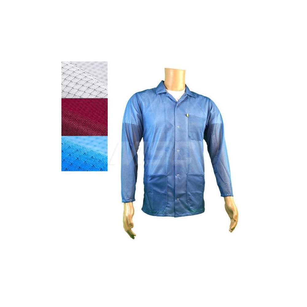 Smocks & Lab Coats; Garment Style: Smock; Material: Carbon; Size: 2X-Large; Color: White; Sleeve Length: 24; Closure Type: Snaps; Chest Size: 48; Closure Locaton: Front; Features: Light Weight; Chest Size (Inch): 48; Closure Location: Front