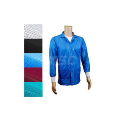 Smocks & Lab Coats; Garment Style: Smock; Material: Carbon; Size: 5X-Large; Color: Blue; Sleeve Length: 24; Closure Type: Snaps; Chest Size: 58; Closure Locaton: Front; Features: Medium Weight; Chest Size (Inch): 58; Closure Location: Front