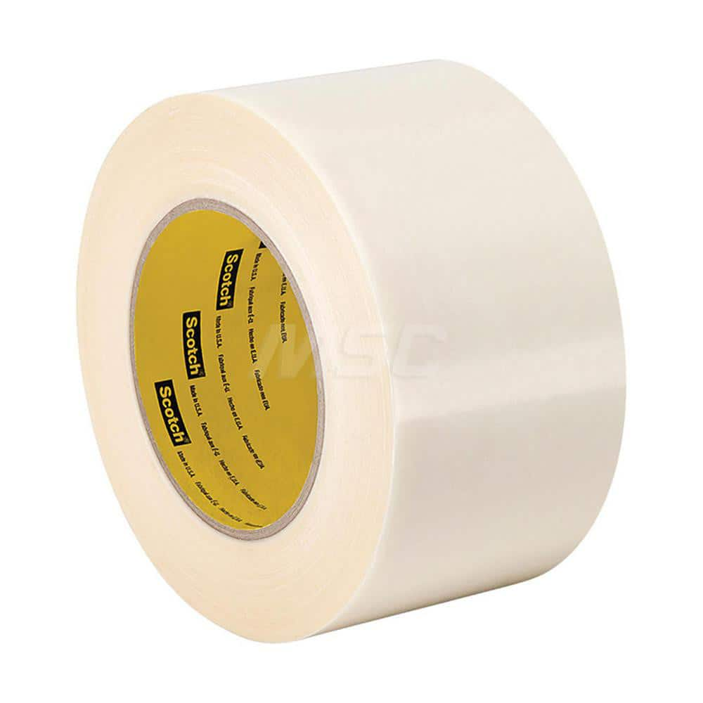 UHMW Film Tape: 1″ Wide, 5 yd Long, 15.2 mil Thick 55 Lb/In Tensile Strength, Rubber Adhesive, 225 ° F