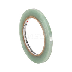 Polyester Film Tape: 1/2″ Wide, 72 yd Long, 2.5 mil Thick 20 Lb/In Tensile Strength, Acrylic Adhesive, 266 ° F