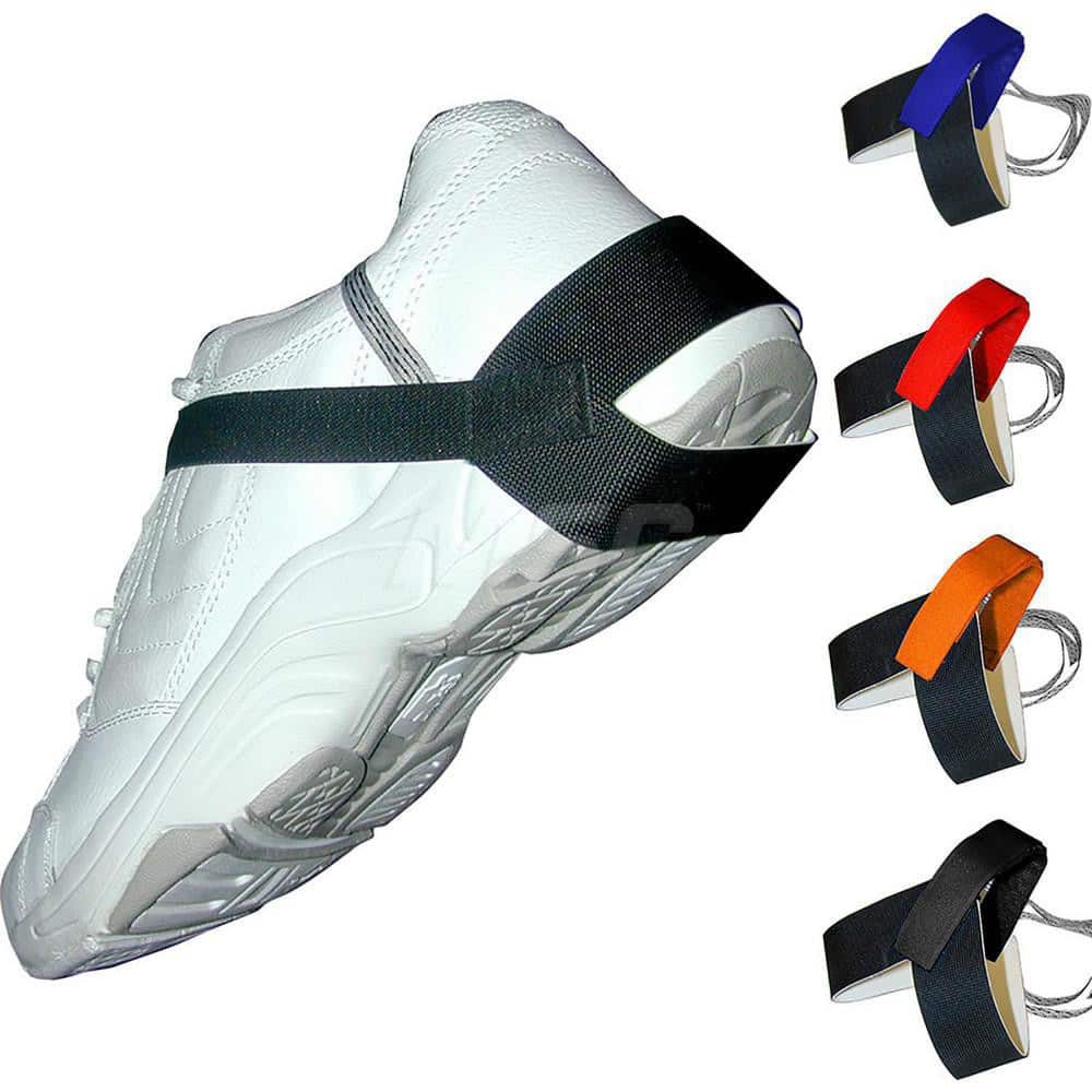 Grounding Shoe Straps; Strap Type: Antistatic Heel Strap; Size: Universal; Disposable or Reusable: No; Attachment Method: Hook & Loop; Resistor: Yes; Material: Rubber; Conductive Strand: Yes; Disposable: No