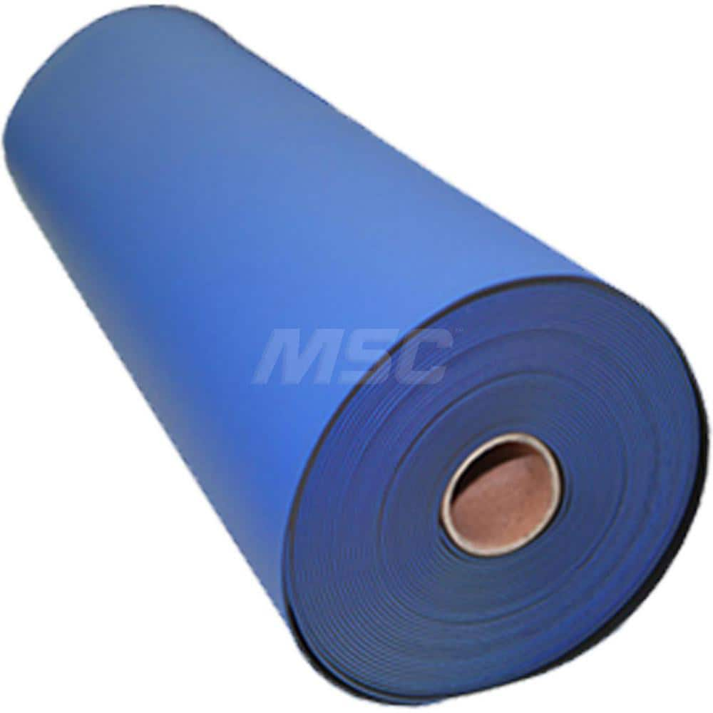 Anti-Static Work Kits & Table Mats; Mat Type: Anti-Static Table Mat; Material: Rubber; Overall Length: 36.00; Thickness: 0.08 in; Resistance: 108.000; Color: Royal Blue