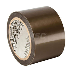 Polytetrafluroethylene Film Tape: 1″ Wide, 5 yd Long, 6.7 mil Thick 40 Lb/In Tensile Strength, Silicone Adhesive, 500 ° F