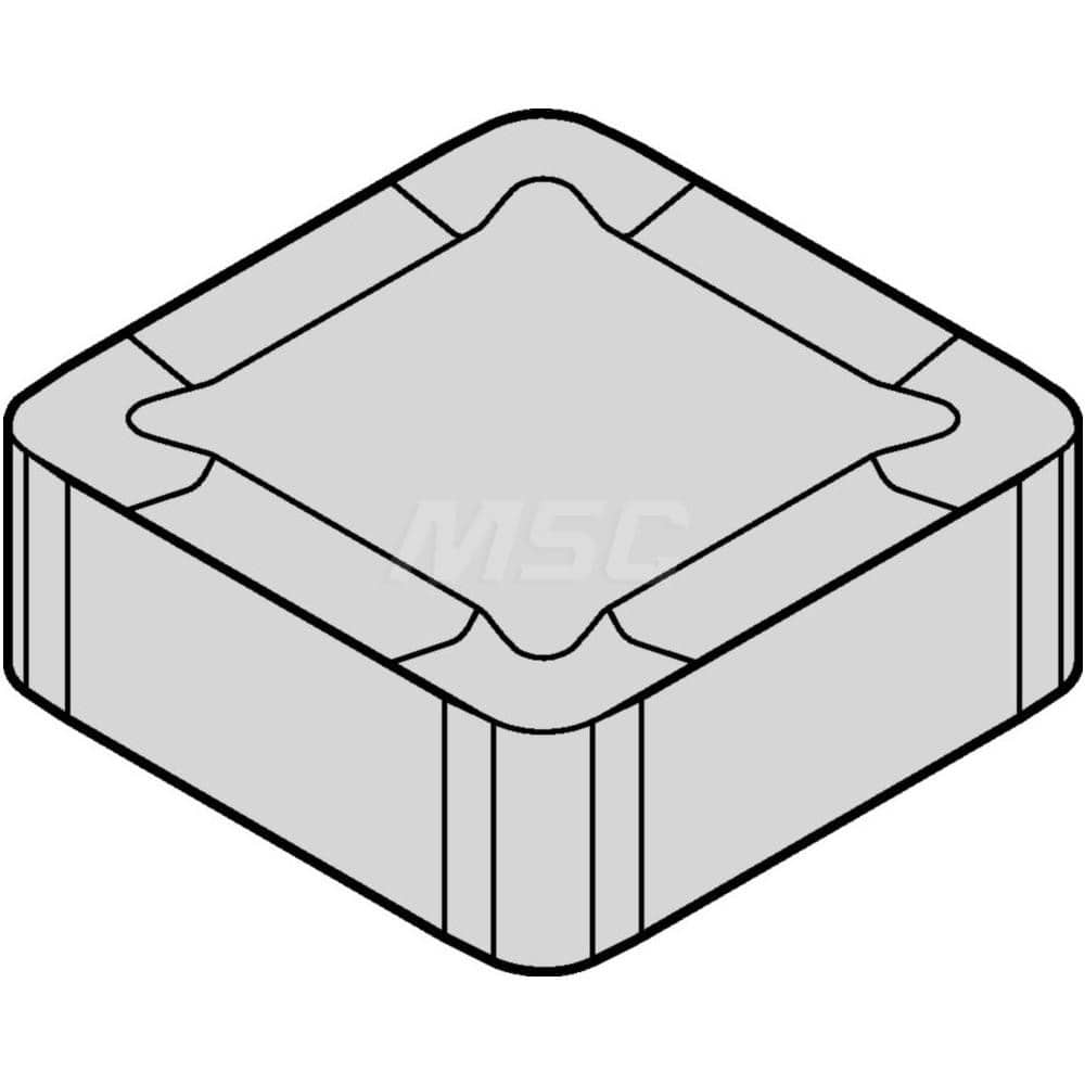 Milling Insert:  SNXF120412SNGP,  KCK20B,  Solid Carbide N/A Finish,  0.5000″ OAW