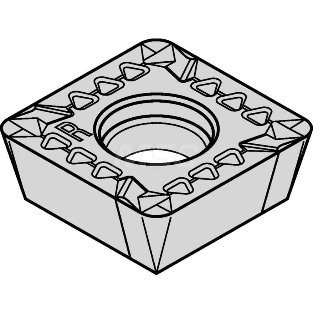 Milling Insert:  SDET1204PDERGB2,  KCK20B,  Solid Carbide N/A Finish,  0.5000″ OAW