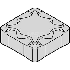 Milling Insert:  SNXF1204ZNSNHE,  KCK20B,  Solid Carbide N/A Finish,  0.5000″ OAW