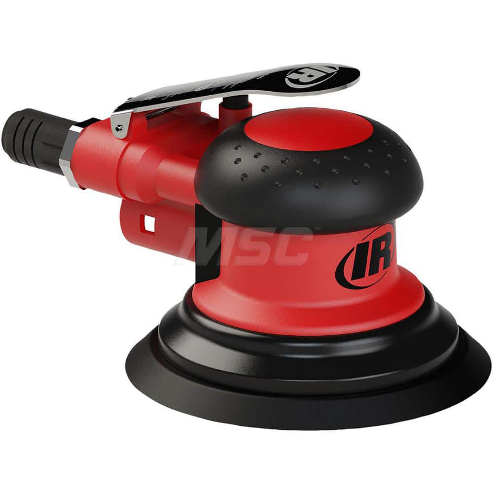 Air Orbital Sander: Round, 6″ Pad, 1,200 OPM 17.5 CFM, 90 psi, PSA Backing Pad