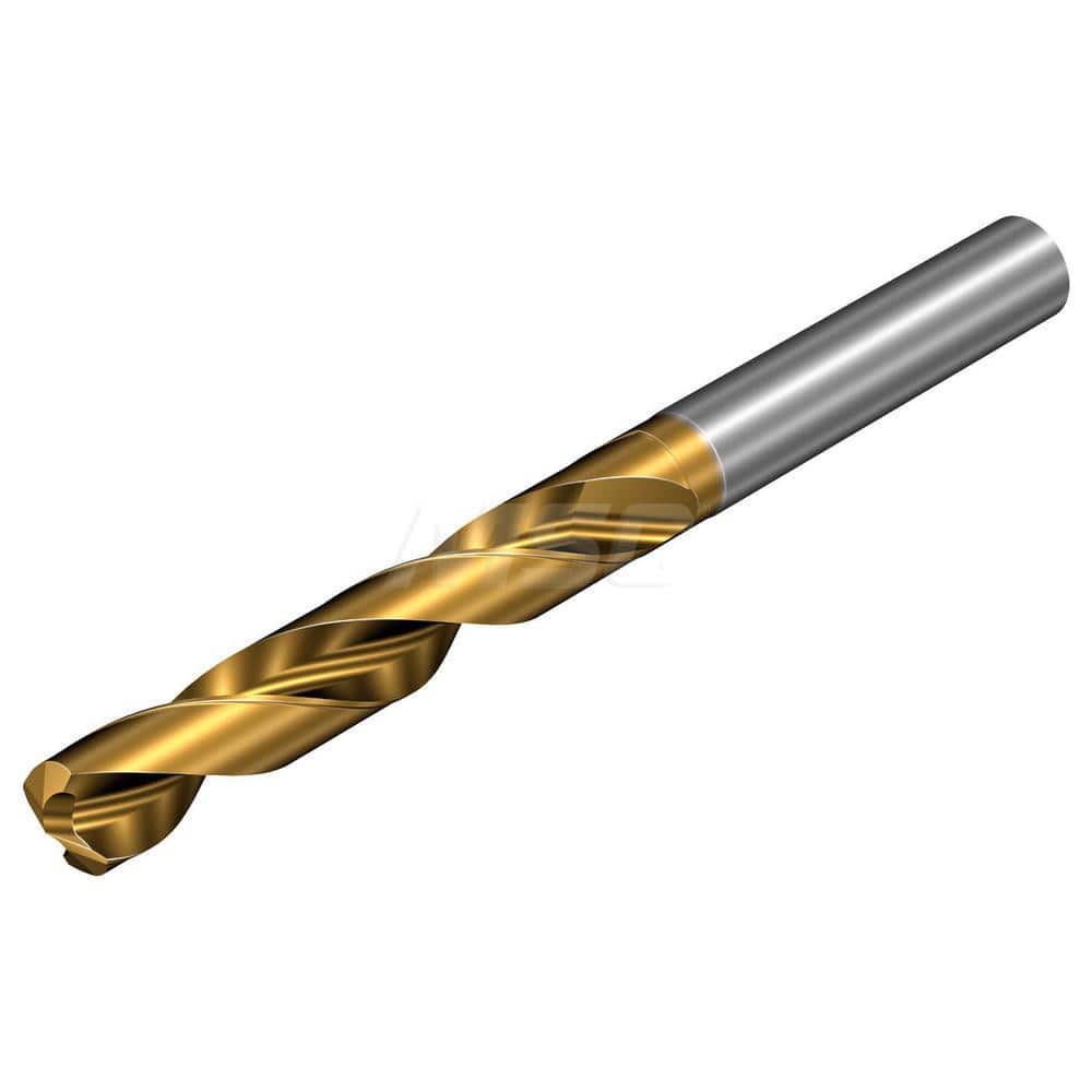 Jobber Length Drill Bit: 0.5511″ Dia, 147 °, Solid Carbide TiAlSiN, TiSiN Finish, 4.8818″ OAL, Right Hand Cut, Spiral Flute, Straight-Cylindrical Shank, Series CoroDrill 860