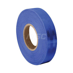 DOT Conspicuity Tape; Color: Blue; Tape Material: Reflective Sheeting; Width (Inch): 4; Length (Feet): 15