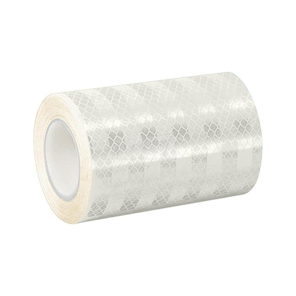 DOT Conspicuity Tape; Color: White; Tape Material: Reflective Sheeting; Width (Inch): 6; Length (Feet): 15