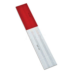 DOT Conspicuity Tape; Color: Red/White; Tape Material: Reflective Sheeting; Width (Inch): 2; Length (Feet): 1