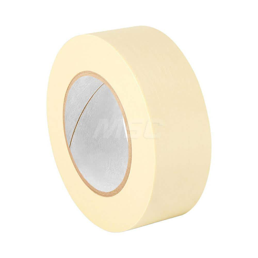 Masking Tape: 3/4″ Wide, 60 yd Long, 4.8 mil Thick, Tan Crepe Paper, Rubber Adhesive, 19 lb/in Tensile Strength