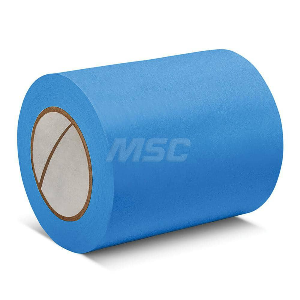 Masking Tape: 1″ Wide, 60 yd Long, 4.9 mil Thick, Blue Crepe Paper, Rubber Adhesive, 20 lb/in Tensile Strength