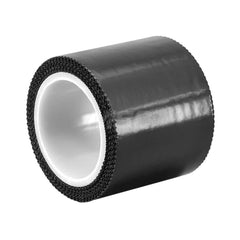 Film Tape: 48 mm Wide, 60 yd Long, 7.5 mil Thick, Black Polypropylene Film, Rubber Adhesive, 22 lb/in Tensile Strength