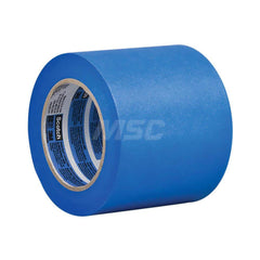 Painter's Tape & Masking Tape: 6″ Wide, 60 yd Long, 5.4 mil Thick, Blue Crepe Paper, Acrylic Adhesive, 27 lb/in Tensile Strength