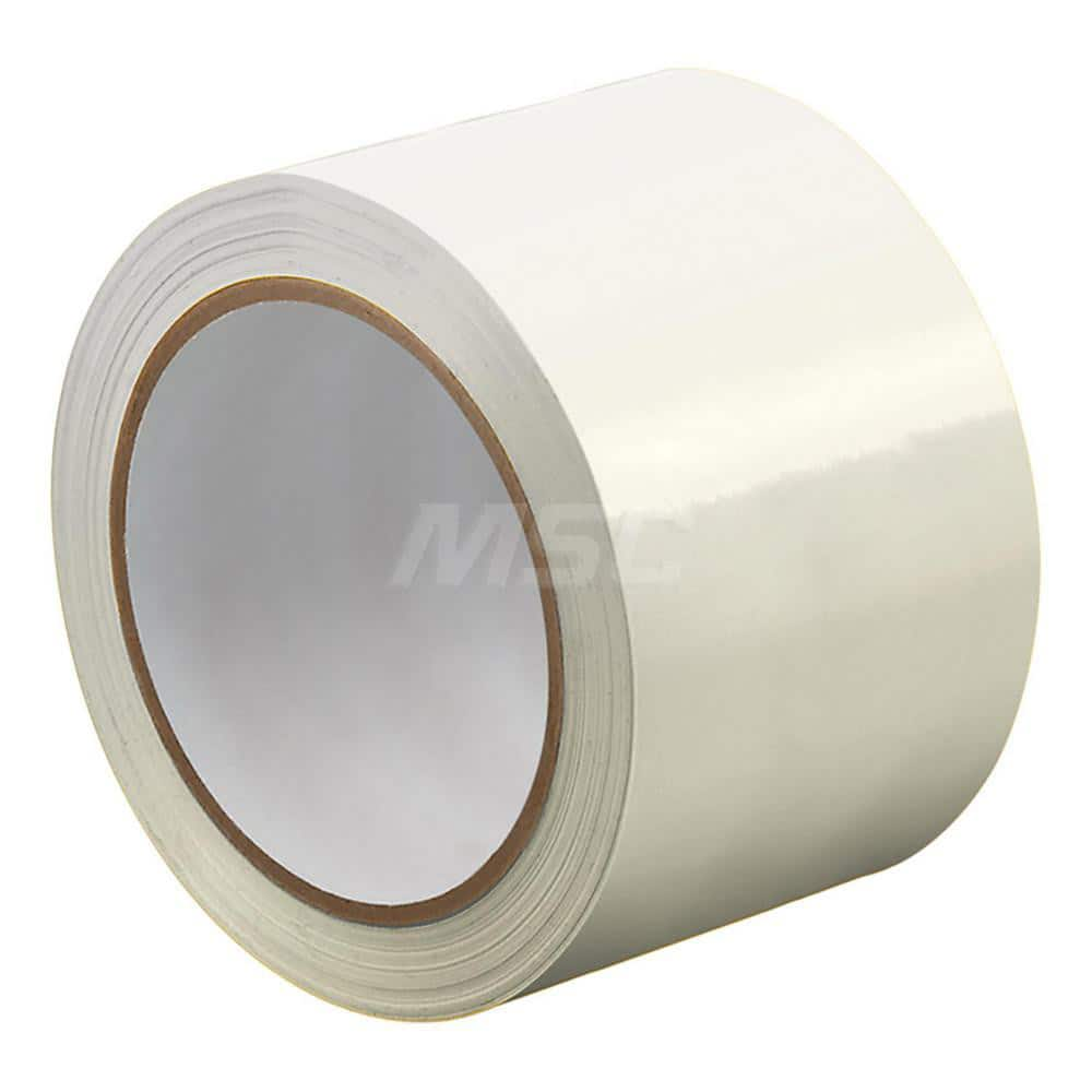 Packing Tape: 3/8″ Wide, 72 yd Long, Clear, Natural Rubber & Solvent-Based Adhesive Unplasticized Polyvinyl Chloride, 2.4 mil Thick, 42 lb/in Tensile Strength