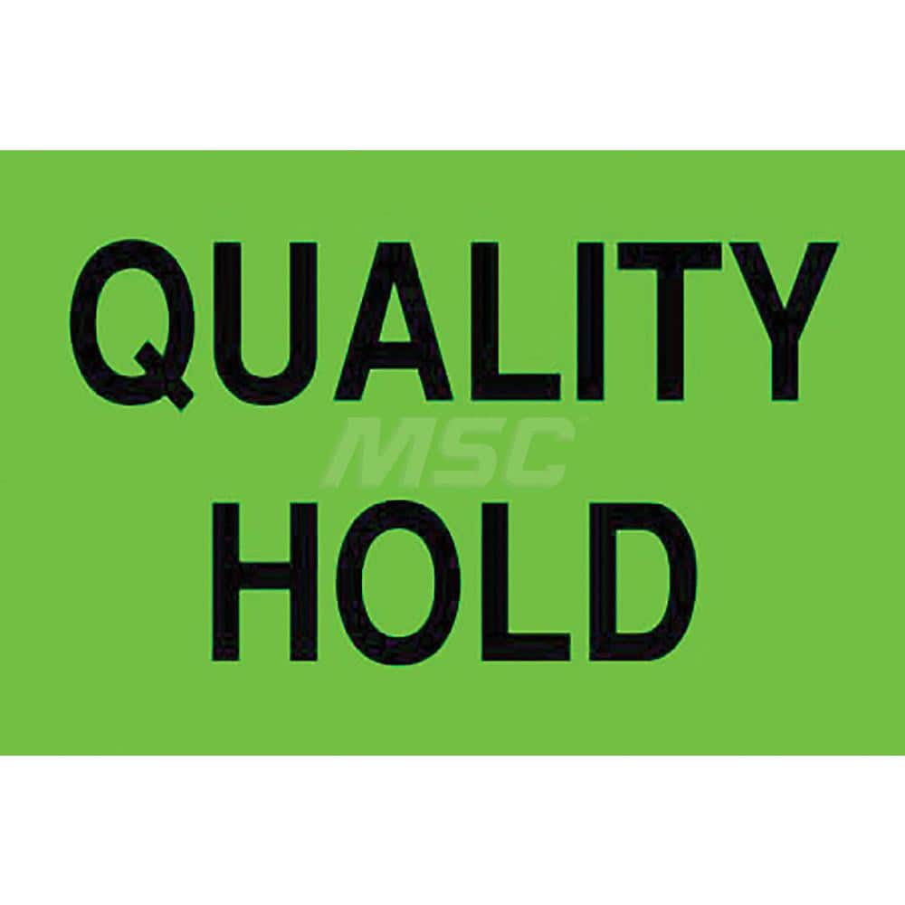 Care Instructions Label: ″Quality Hold″, Rectangle, 3″ Wide, 2″ High Paper