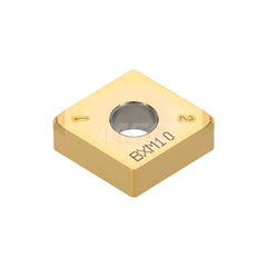 Turning Insert:  2QP-CNGM431HP BXA10,  Polycrystalline Cubic Boron Nitride TiAlN & TiCN Finish,  Neutral,  1/2″ Inscribed Circle,  0.0160″ Corner Radius,  80.0 &deg N/A Diamond,  Series  CNGM