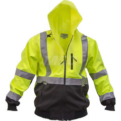 Jackets & Coats; Garment Style: Jacket; Hooded; Size: X-Large; Material: Polyester; Spandex; Closure Type: Zipper; Flame Retardant: No; Number Of Pockets: 3.000; Flame Resistant: No