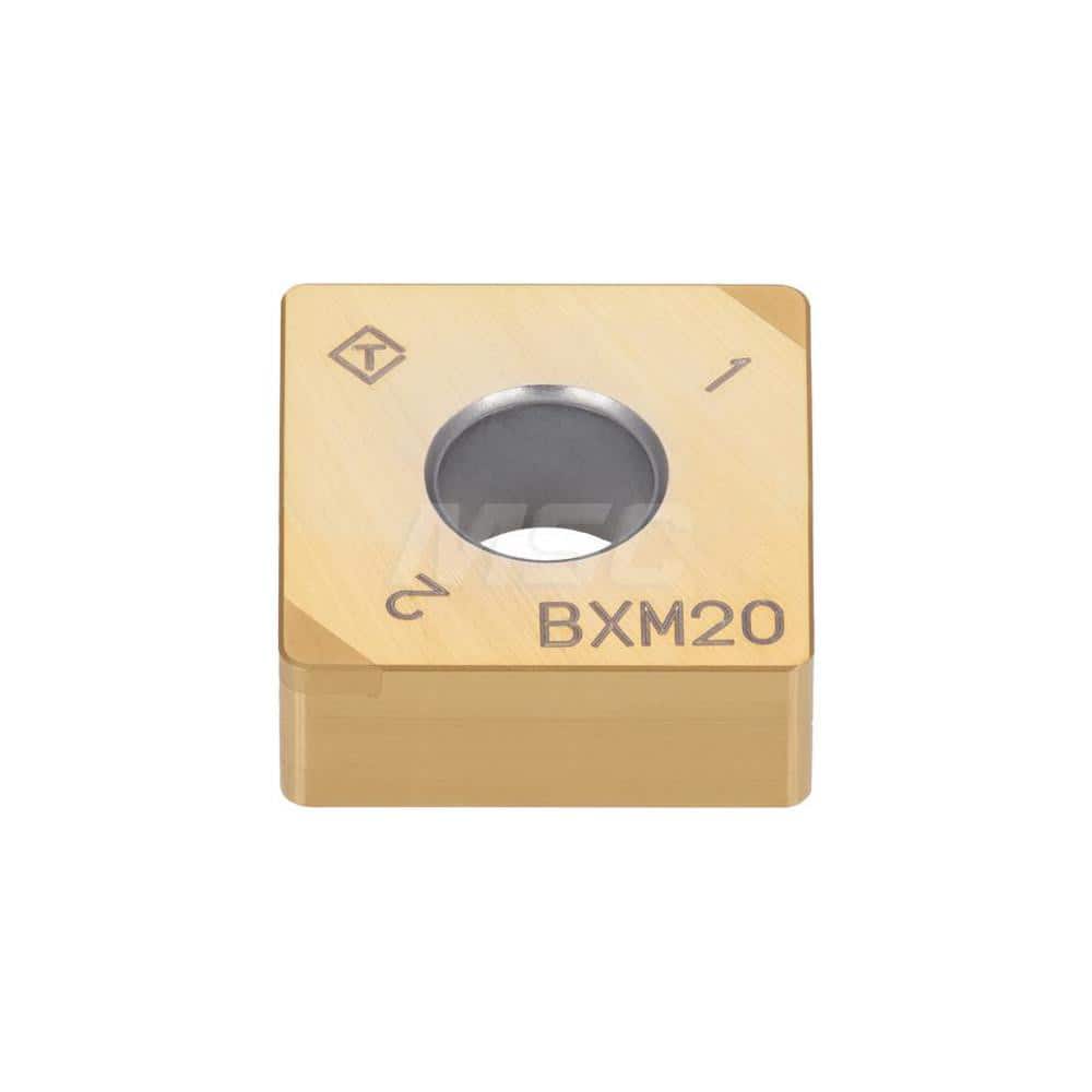 Turning Insert:  2QP-SNGA431 BXA10,  Polycrystalline Cubic Boron Nitride TiAlN & TiCN Finish,  Neutral,  1/2″ Inscribed Circle,  0.0160″ Corner Radius,  90.0 &deg N/A Square,  Series  SNGA